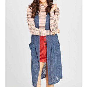 NWT Altar'd State Bailer Vest w/ Pockets